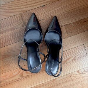 Silver metallic Calvin Klein shoes